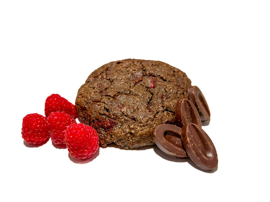 Cookie Sacher – Chocolate y Frambuesa